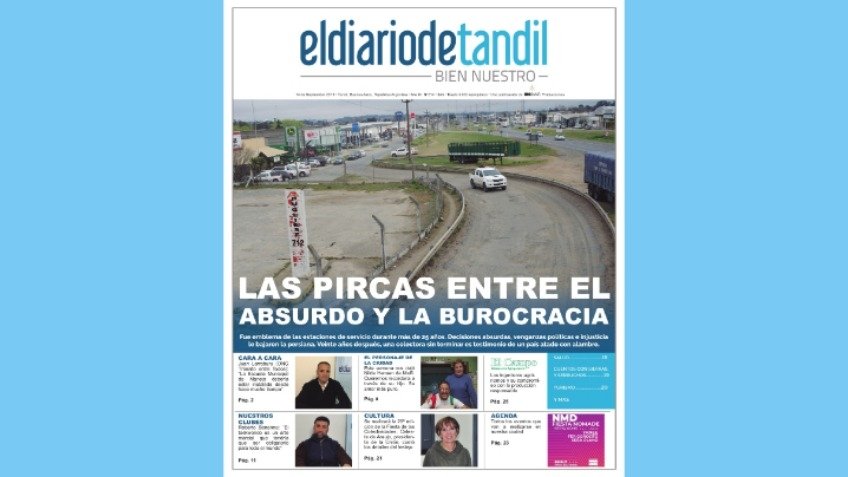"Las Pircas, entre el absurdo y la burocracia", la tapa de la Edición Papel
